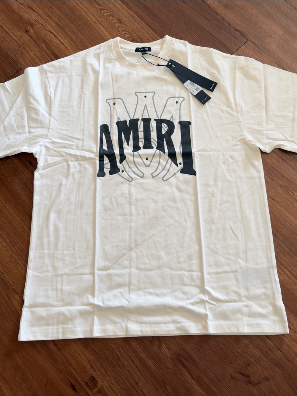 AMIRI White Logo Graphic Men's T-Shirt
